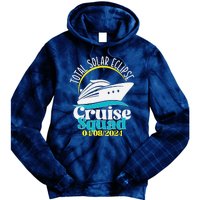 Total Solar Eclipse Cruise Squad 2024 Cruising Vacation Trip Tie Dye Hoodie