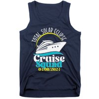 Total Solar Eclipse Cruise Squad 2024 Cruising Vacation Trip Tank Top