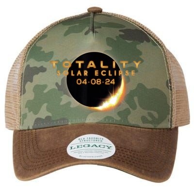 Total Solar Eclipse 04.08.2024 Totality Legacy Tie Dye Trucker Hat