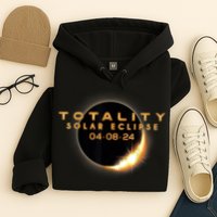 Total Solar Eclipse 04.08.2024 Totality Hoodie