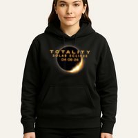 Total Solar Eclipse 04.08.2024 Totality Hoodie