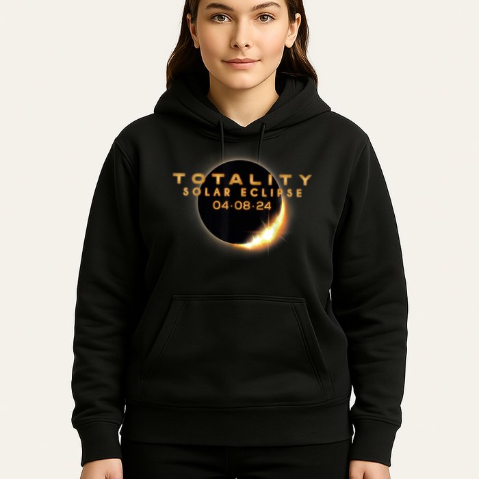 Total Solar Eclipse 04.08.2024 Totality Hoodie