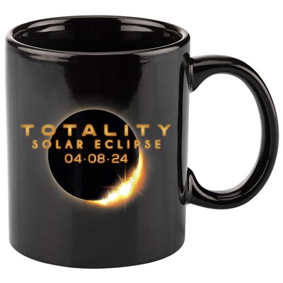 Total Solar Eclipse 04.08.2024 Totality 11oz C Handle Ceramic Mug