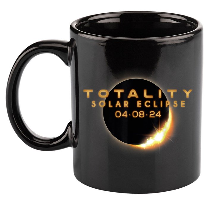 Total Solar Eclipse 04.08.2024 Totality 11oz C Handle Ceramic Mug