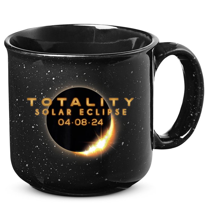 Total Solar Eclipse 04.08.2024 Totality 15oz Campfire Ceramic Mug