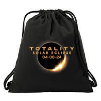 Total Solar Eclipse 04.08.2024 Totality Drawstring Bag