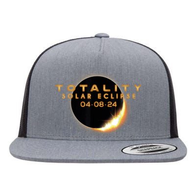 Total Solar Eclipse 04.08.2024 Totality Flat Bill Trucker Hat