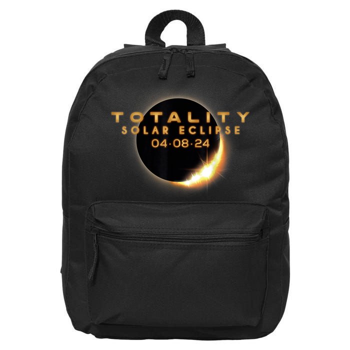 Total Solar Eclipse 04.08.2024 Totality 16 in Basic Backpack