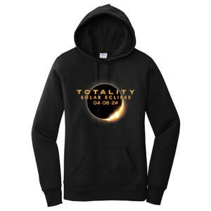 Total Solar Eclipse 04.08.2024 Totality Women's Pullover Hoodie