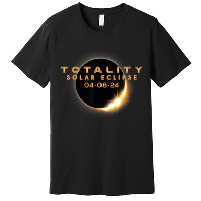 Total Solar Eclipse 04.08.2024 Totality Premium T-Shirt
