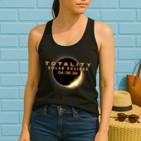 Total Solar Eclipse 04.08.2024 Totality Womens Tank Top