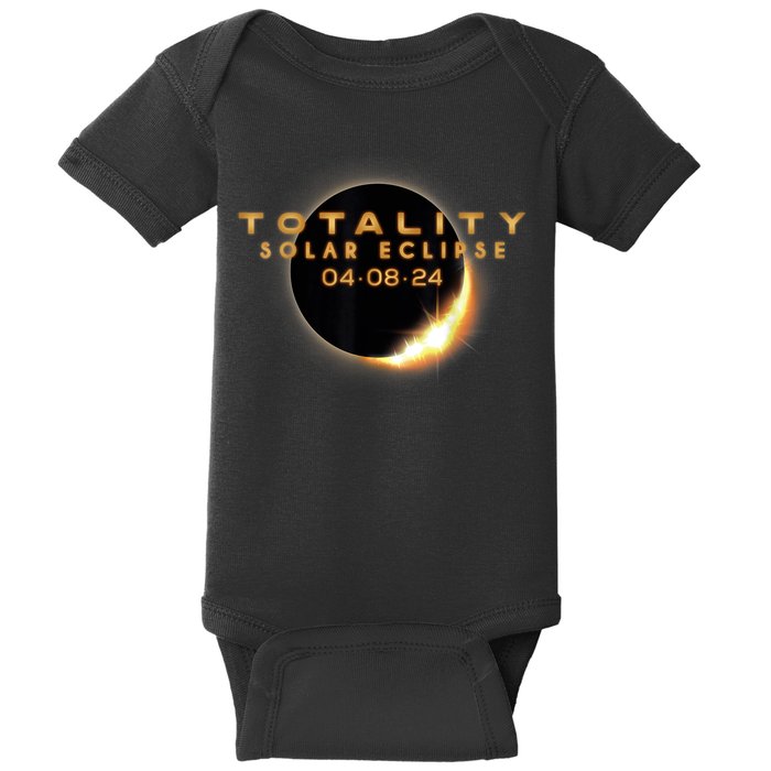 Total Solar Eclipse 04.08.2024 Totality Baby Bodysuit
