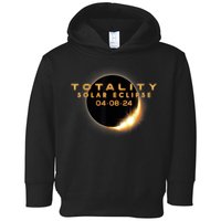Total Solar Eclipse 04.08.2024 Totality Toddler Hoodie