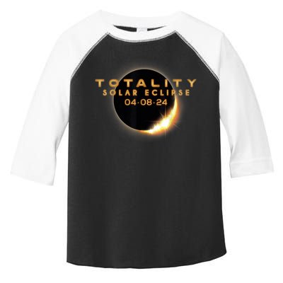 Total Solar Eclipse 04.08.2024 Totality Toddler Fine Jersey T-Shirt