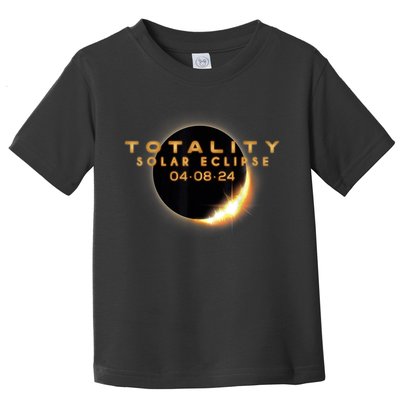 Total Solar Eclipse 04.08.2024 Totality Toddler T-Shirt