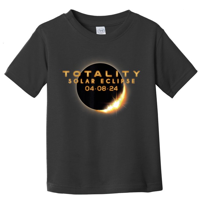 Total Solar Eclipse 04.08.2024 Totality Toddler T-Shirt