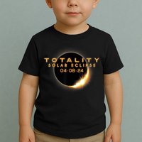 Total Solar Eclipse 04.08.2024 Totality Toddler T-Shirt