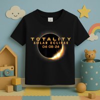 Total Solar Eclipse 04.08.2024 Totality Toddler T-Shirt