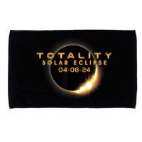 Total Solar Eclipse 04.08.2024 Totality Microfiber Hand Towel