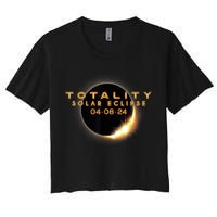 Total Solar Eclipse 04.08.2024 Totality Crop Top