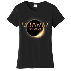 Total Solar Eclipse 04.08.2024 Totality Women's T-Shirt