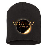Total Solar Eclipse 04.08.2024 Totality Short Acrylic Beanie