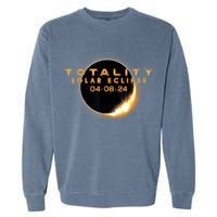 Total Solar Eclipse 04.08.2024 Totality Garment-Dyed Sweatshirt