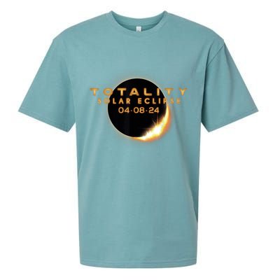 Total Solar Eclipse 04.08.2024 Totality Sueded Cloud Jersey T-Shirt