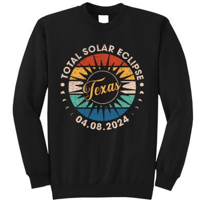 Total Solar Eclipse Texas Eclipse Vintage Sweatshirt