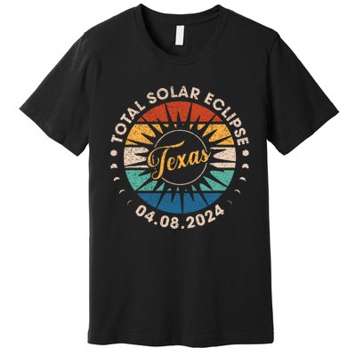 Total Solar Eclipse Texas Eclipse Vintage Premium T-Shirt