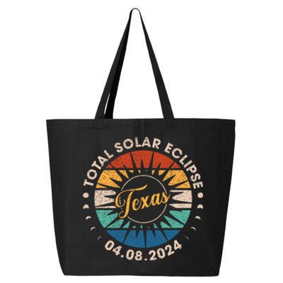 Total Solar Eclipse Texas Eclipse Vintage 25L Jumbo Tote