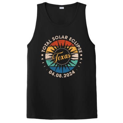 Total Solar Eclipse Texas Eclipse Vintage PosiCharge Competitor Tank