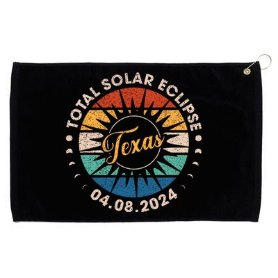 Total Solar Eclipse Texas Eclipse Vintage Grommeted Golf Towel