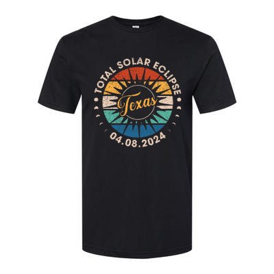 Total Solar Eclipse Texas Eclipse Vintage Softstyle CVC T-Shirt