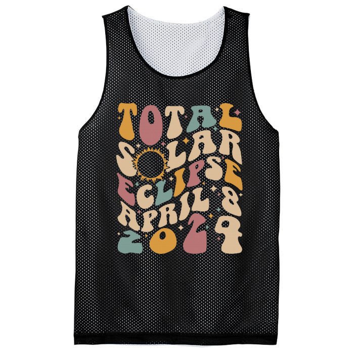 Total Solar Eclipse April 08 2024 Mesh Reversible Basketball Jersey Tank