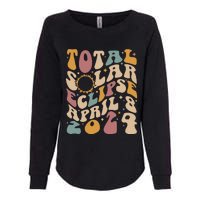 Total Solar Eclipse April 08 2024 Womens California Wash Sweatshirt