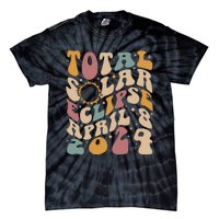 Total Solar Eclipse April 08 2024 Tie-Dye T-Shirt