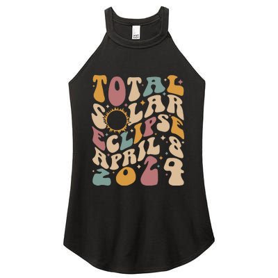 Total Solar Eclipse April 08 2024 Women’s Perfect Tri Rocker Tank