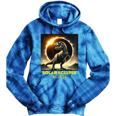 Total Solar Eclipse Trex March 29 2025 America Solar Eclips Gift Tie Dye Hoodie
