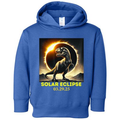 Total Solar Eclipse Trex March 29 2025 America Solar Eclips Gift Toddler Hoodie