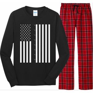 Total Solar Eclipse US American Flag 04.08.2024 Totality Long Sleeve Pajama Set