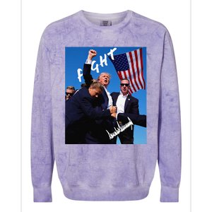 Trump Signature Edition Gift Colorblast Crewneck Sweatshirt