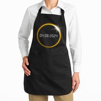 Total Solar Eclipse 2024 Full-Length Apron With Pockets