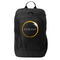 Total Solar Eclipse 2024 City Backpack