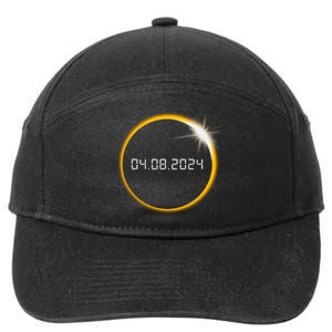 Total Solar Eclipse 2024 7-Panel Snapback Hat