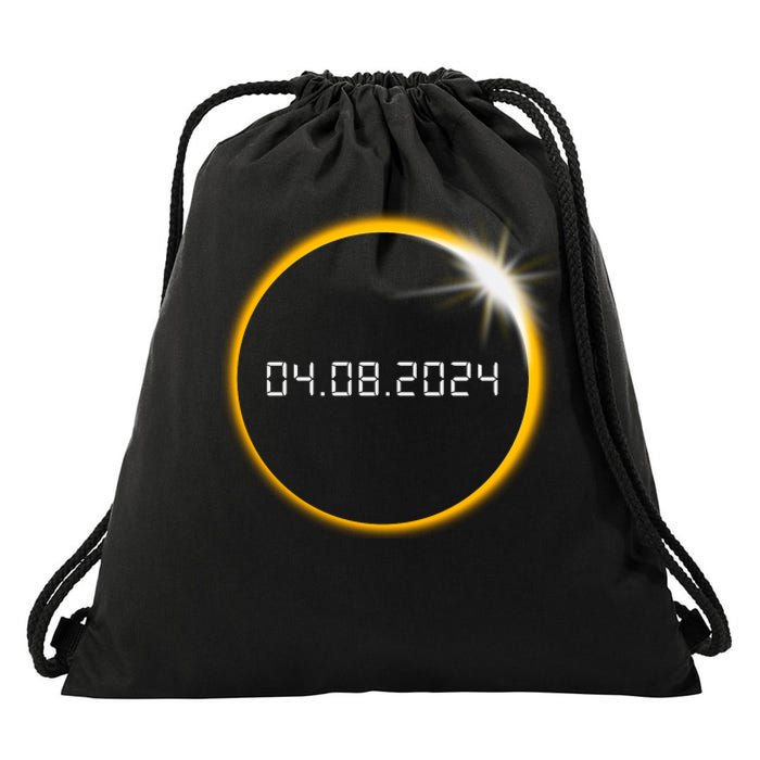 Total Solar Eclipse 2024 Drawstring Bag