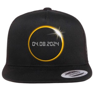 Total Solar Eclipse 2024 Flat Bill Trucker Hat