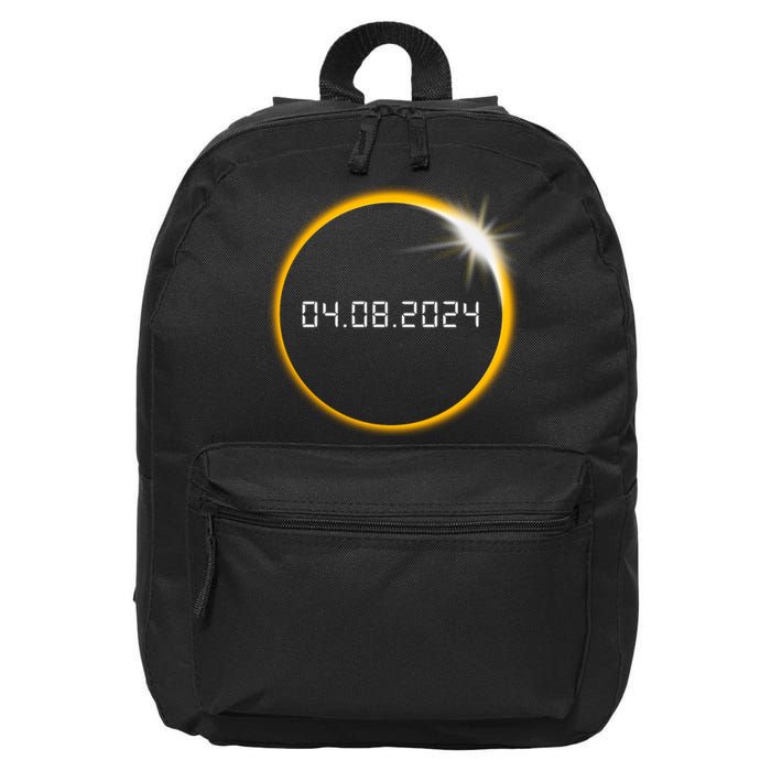 Total Solar Eclipse 2024 16 in Basic Backpack