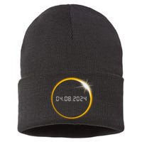 Total Solar Eclipse 2024 Sustainable Knit Beanie