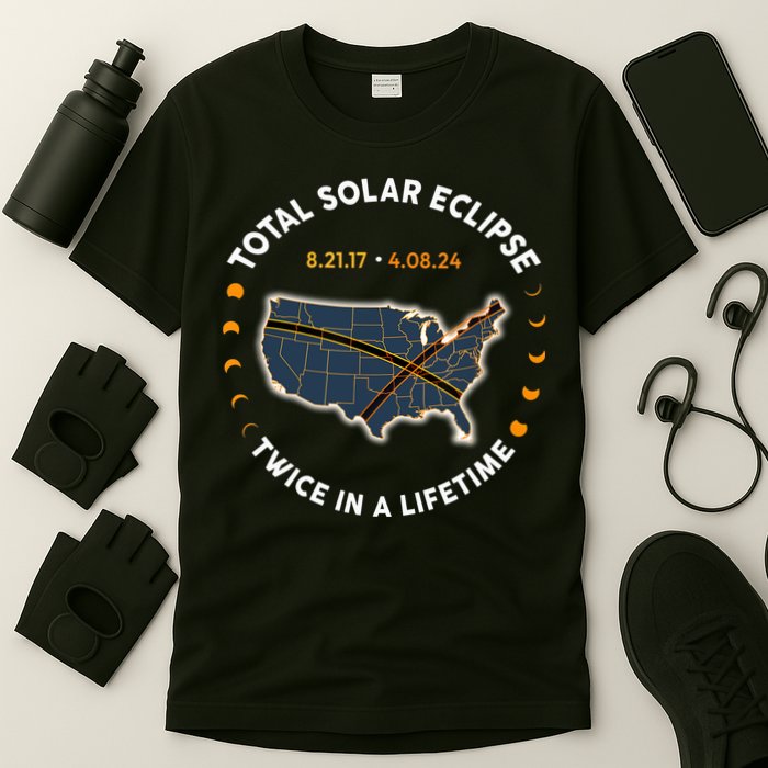 Total Solar Eclipse 2024 Twice In A Lifetime 2017 Totality T-Shirt